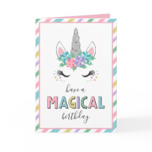 Een magische verjaardag  eenhoorn