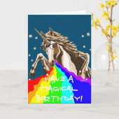 Een magische verjaardag! kaart (Gele Bloem)