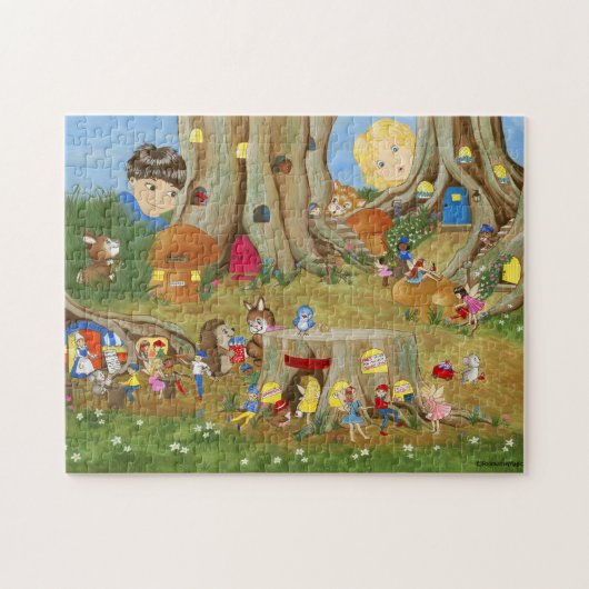 Een magische verrassingspuzzel legpuzzel (Horizontaal)