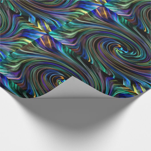 Een magische wervelwind cadeaupapier (Hoek)