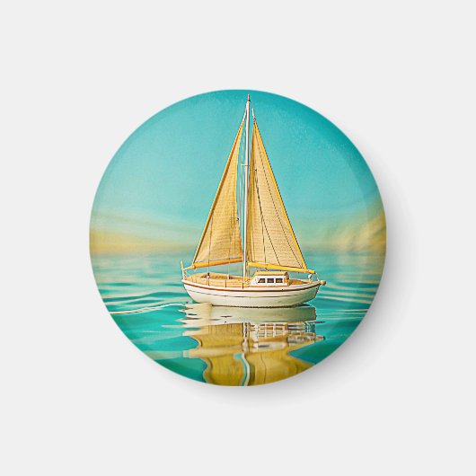 Een magneet met het afbeelding (Voorkant)