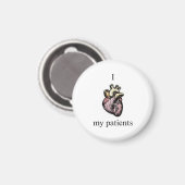 Een magneet voor cardiologiemensen (Voorkant / Achterkant)