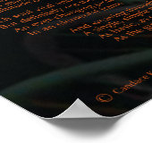 Een magnifieke Kaleidoscoop Poster (Hoek)