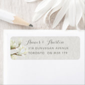 Een Magnolia middag bruiloft retour adres Etiket (Insitu)