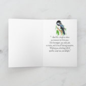 Een Magpie persoonlijkheid Verjaardag Fun Bird Kaart (Binnen)