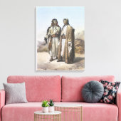 Een Mahazi en een Soualeh Bedouin, illustratie van Canvas Afdruk (Insitu (Woonkamer))