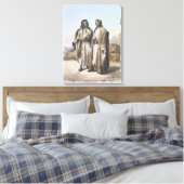 Een Mahazi en een Soualeh Bedouin, illustratie van Canvas Afdruk (Insitu (Slaapkamer))