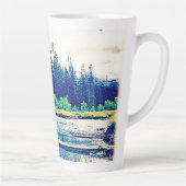 Een Majestic Canadees Wilderness Forest. Bestel nu Latte Mok (Rechts)