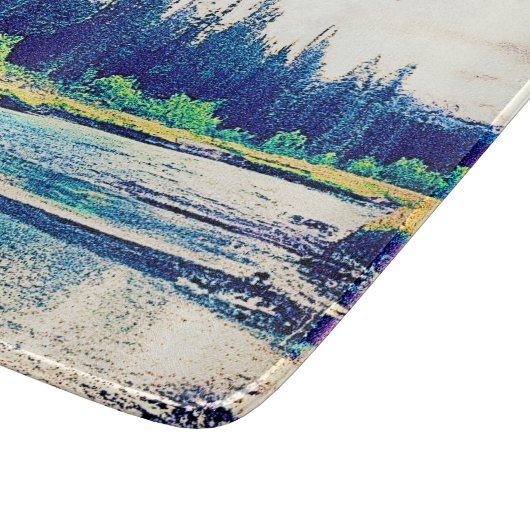 Een Majestic Canadees Wilderness Forest. Bestel nu Snijplank (Hoek)