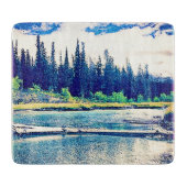 Een Majestic Canadees Wilderness Forest. Bestel nu Snijplank (Voorkant)