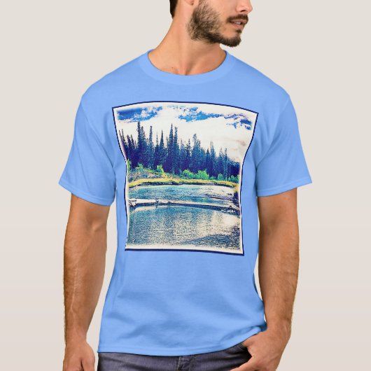 Een Majestic Canadees Wilderness Forest. Bestel nu T-shirt (Voorkant)