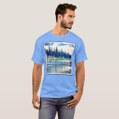 Een Majestic Canadees Wilderness Forest. Bestel nu T-shirt (Voorkant volledig)