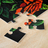 Een majestueus, goudkleurig hert legpuzzel (Zijkant)