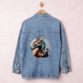Een majestueuze draak denim jacket (Hangar)