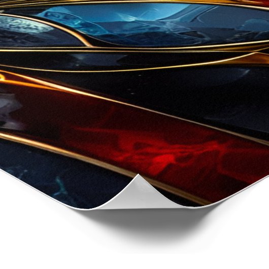 Een majestueuze hengst - AI on the Move Poster (Hoek)