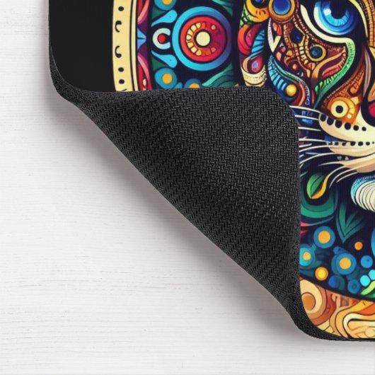 Een majestueuze luipaard - Muismat (Hoek)