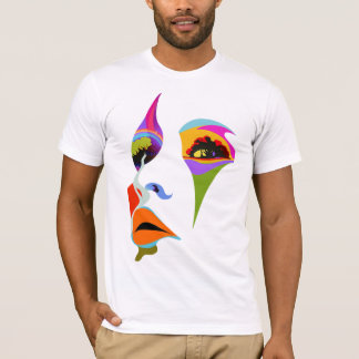 Een majestueuze regenboog strekt zich uit over de  t-shirt