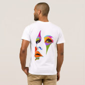 Een majestueuze regenboog strekt zich uit over de  t-shirt (Achterkant volledig)