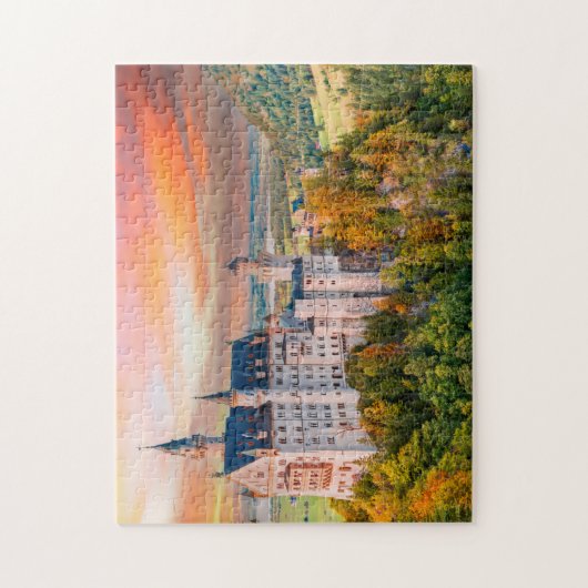 Een majestueuze reis door sprookjesachtige landsch legpuzzel (Verticaal)