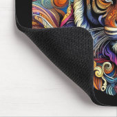 Een majestueuze tijger - Muismat (Hoek)