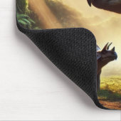 Een majestueuze volwassen Triceratops Muismat (Hoek)