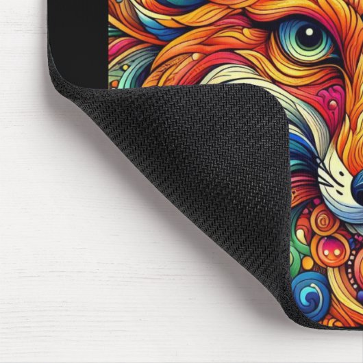 Een majestueuze vos - Muismat (Hoek)