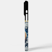 Een majestueuze wolf huilt bij de maanverlichte he Case-Mate iPhone case (Achterkant / Links)