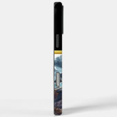 Een majestueuze wolf huilt onder een gloeiend maan Case-Mate iPhone case (Achterkant / Rechts)