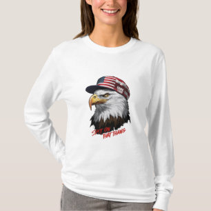 Een majestueuze zeearend, trots belichaamde Amerik T-shirt