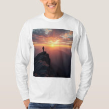 Een majestueuze zonsopgang gezien vanaf de bergtop