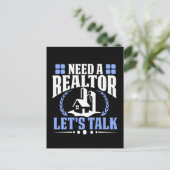Een makelaar nodig? Laten we praten over de verkoo Briefkaart (Staand voorkant)