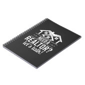 Een makelaar nodig? Makelaar Notebook Notitieboek (Linkerzijde)