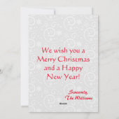 Een Maltese kerstman Feestdagenkaart (Achterkant)