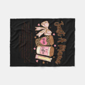 Een mama string kaas tijdperk koffie moeder dag fl fleece deken (Voorkant (Horizontaal))