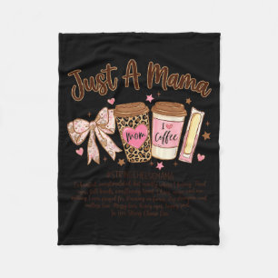 Een mama string kaas tijdperk koffie moeder dag fl fleece deken