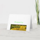 Een mammoetKaart van het Bedankt (Achterkant)