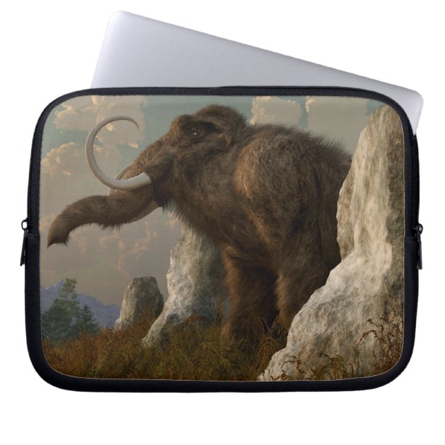 Een Mammoth op Monument Hill Laptop Sleeve (Voorkant)