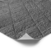 Een Man dat aan de Westerne muur bidt Poster (Hoek)