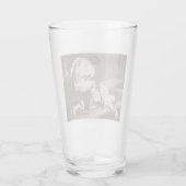 Een Man dat de benen van een ander Man opheft Glas (Achterkant)