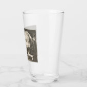 Een Man dat de benen van een ander Man opheft Glas (Links)