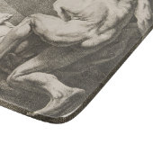 Een Man dat de benen van een ander Man opheft Snijplank (Hoek)