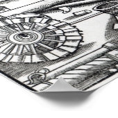 Een Man dat een kanon laadt Poster (Hoek)