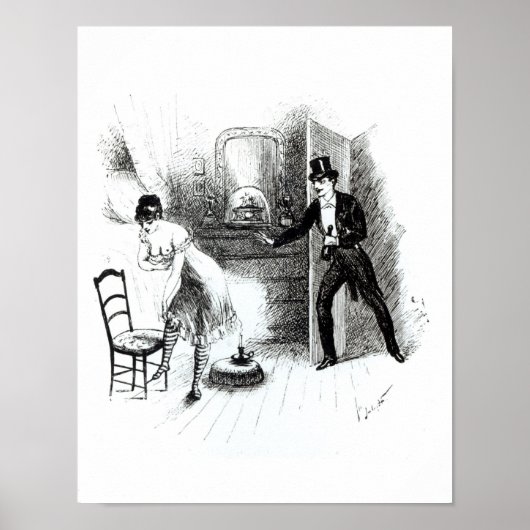 Een man die een prostituee bezoekt poster (Voorkant)