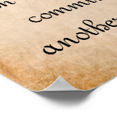 Een Man die... Inspirerend Confucius Quote Poster (Hoek)