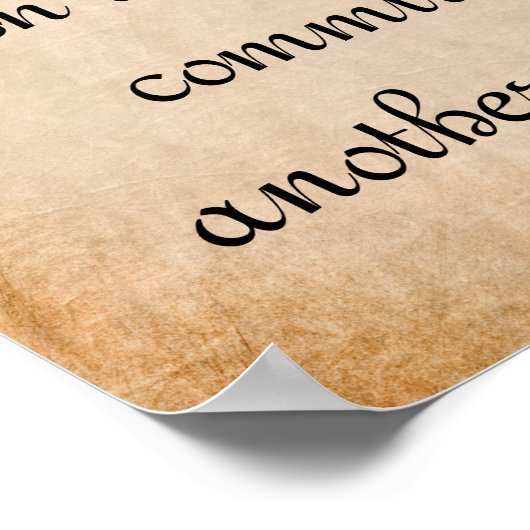 Een Man die... Inspirerend Confucius Quote Poster (Hoek)