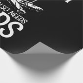 Een Man die van whisky en sigaar houdt Cadeaupapier (Hoek)