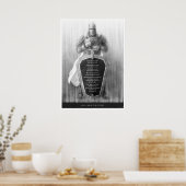 Een Man, een arrior, een zoon van de koning Poster (Keuken)