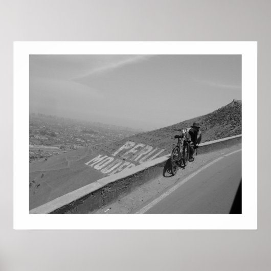 Een man, een fiets, Peru. Poster (Voorkant)