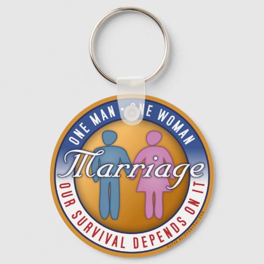 Eén Man... Eén vrouw Sleutelhanger (Voorkant)