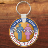 Eén Man... Eén vrouw Sleutelhanger (Voorkant)